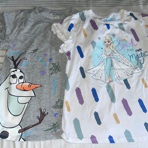 Girls Frozen shirt set